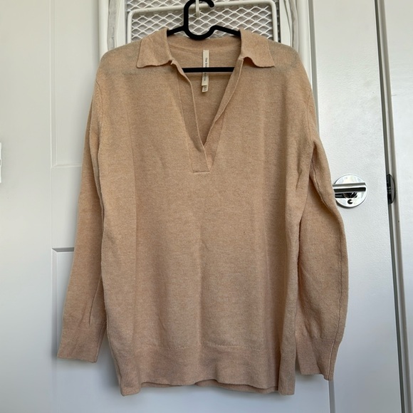 Peach Babaton merino wool sweater - Picture 1 of 3